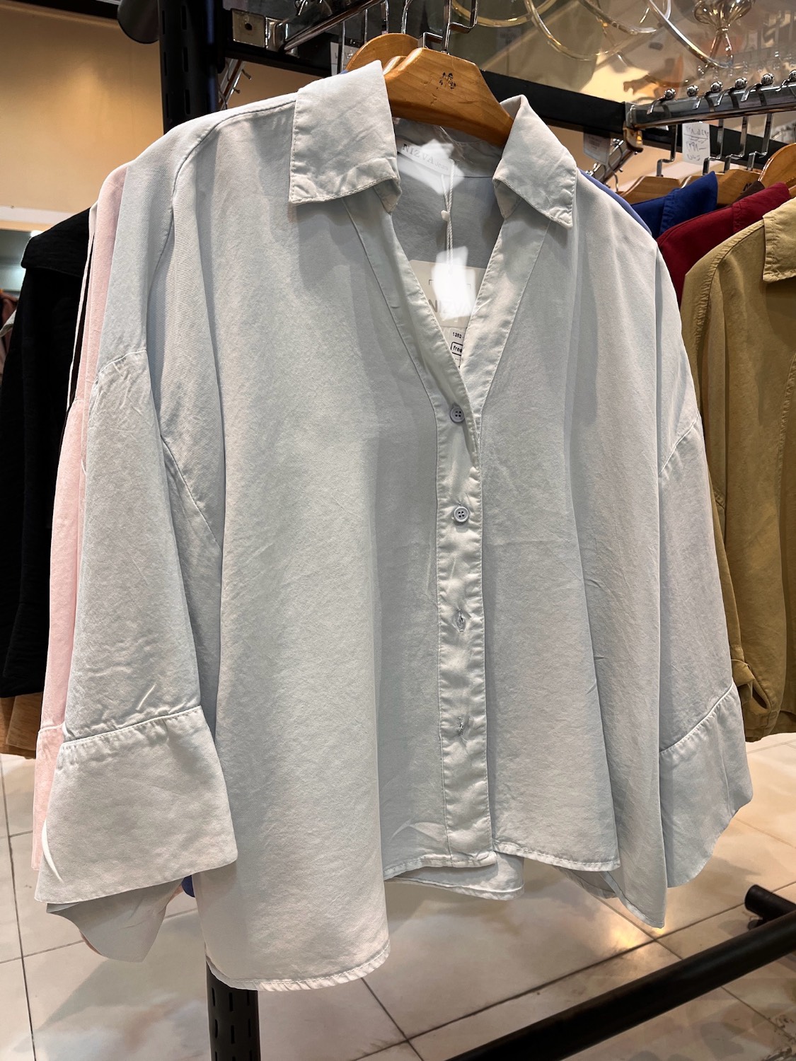 شومیز کتان ابریشم - Image 5