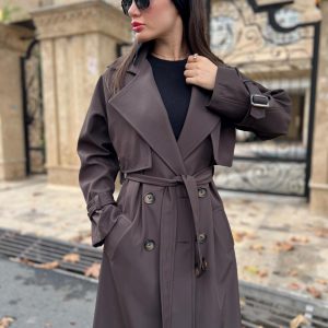 خرید و قیمت بارونی بلند آستردار سانتانا ۶ دکمه کد ۱۵۸۰ از zhorzhetshop بارونی بلند آستردار سانتانا ۶ دکمه کد ۱۵۸۰ - zhorzhetshop گرگان